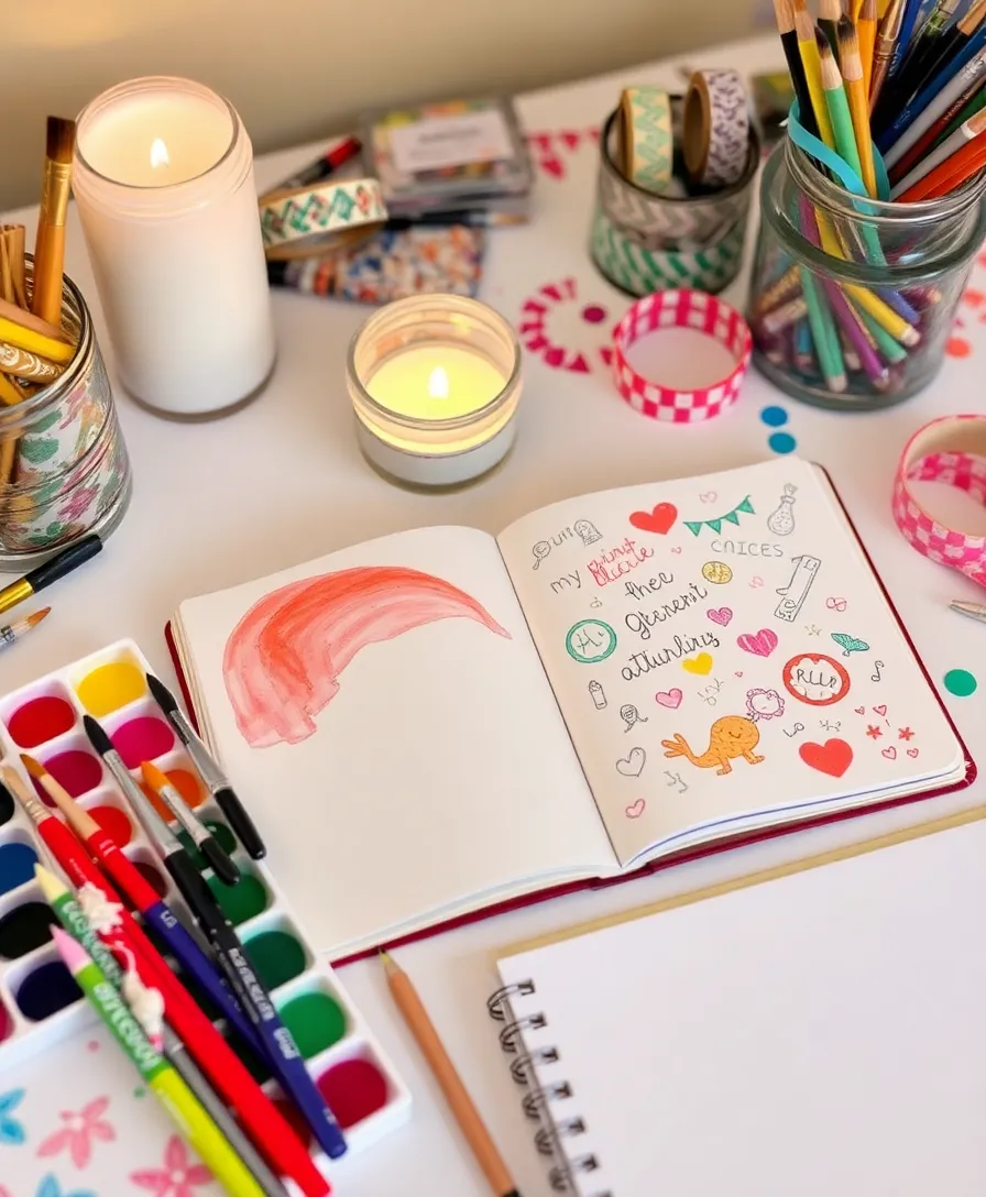 14 Self-Care Routines That Will Revitalize Your Mind and Body (Try #4 Tonight!) - 5. Creative Journaling Session