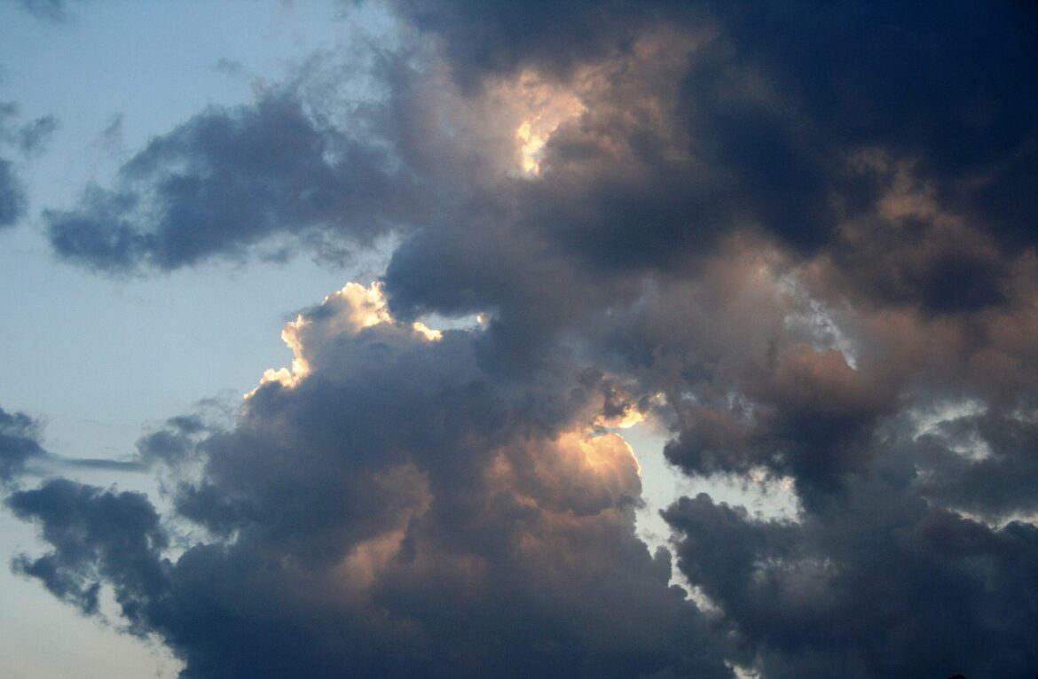 clouds, sky, nature